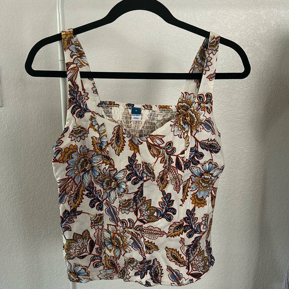 Old navy linen tank